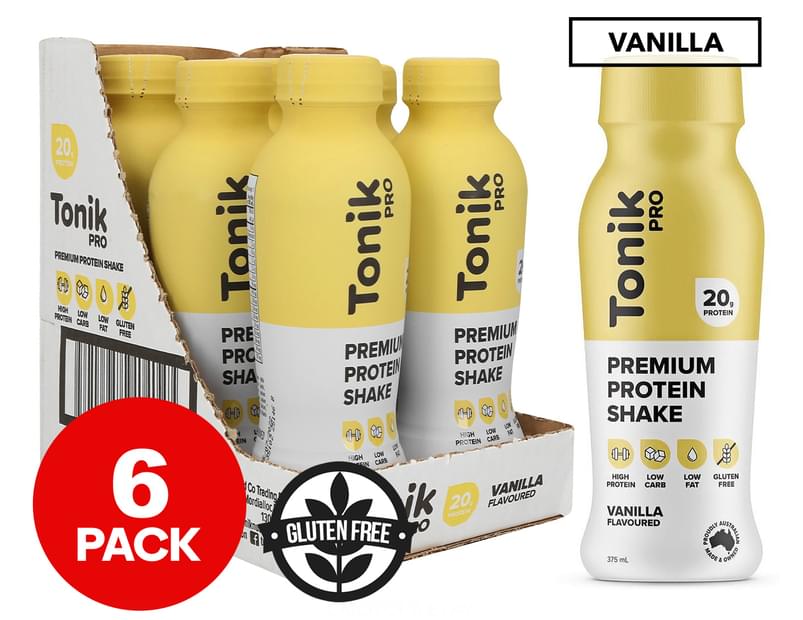 Tonik Pro Premium Rtd Protein Shake Box 6x375ml Factory Direct Nutrition 2155