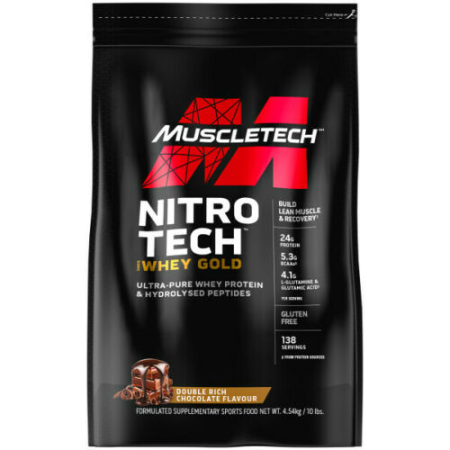 Nitro Tech, Whey Peptides & Isolate Lean Musclebuilder, Milk Chocolate, 10  lbs (4.54 kg)