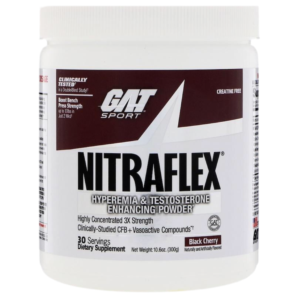GAT Sports Nitraflex 0.66lbs, 300gm ( 30 Servings ) - Pre Workouts
