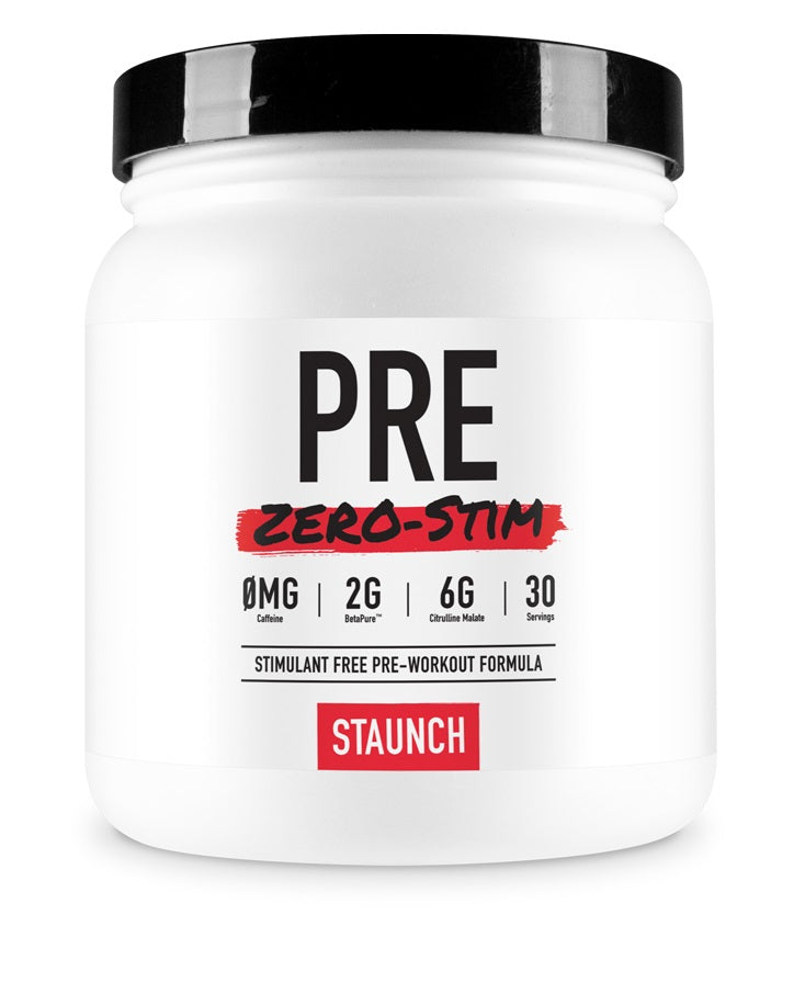 Staunch Pre Workout Zero Stim – FACTORY DIRECT NUTRITION